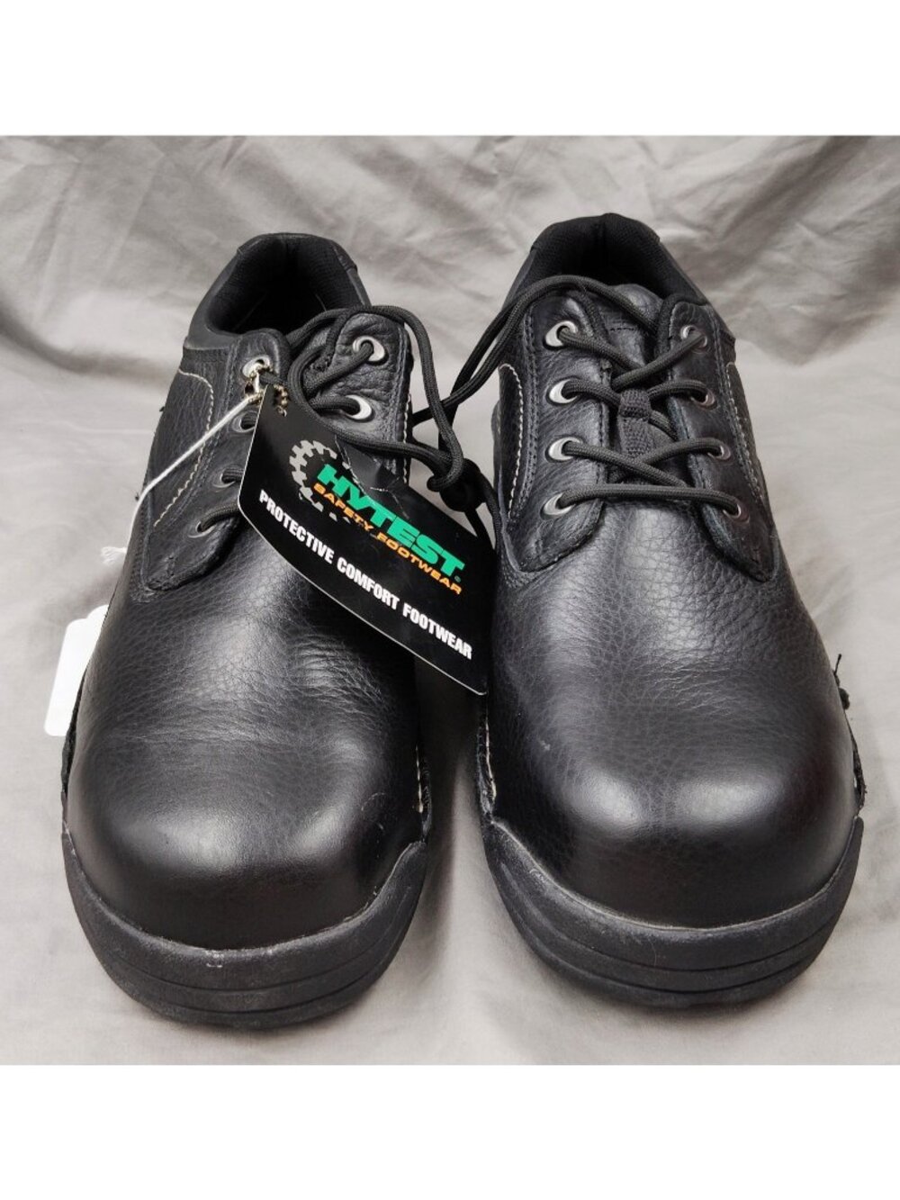 HyTest Opanka K10150 Men's 13M Leather Steel Toe Oxford Safety Work Shoes NWOB